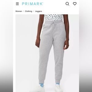 Primark Grey slim sweat pants, size medium
